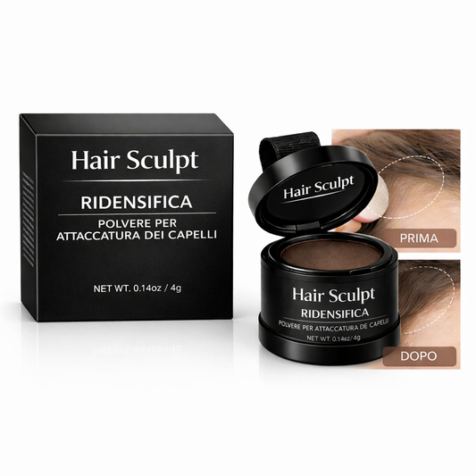 Hair Sculpt™ – Polvere Capelli 13 Colori, Copertura Istantanea Radici e Linea dei Capelli, Impermeabile Hair Sculpt care