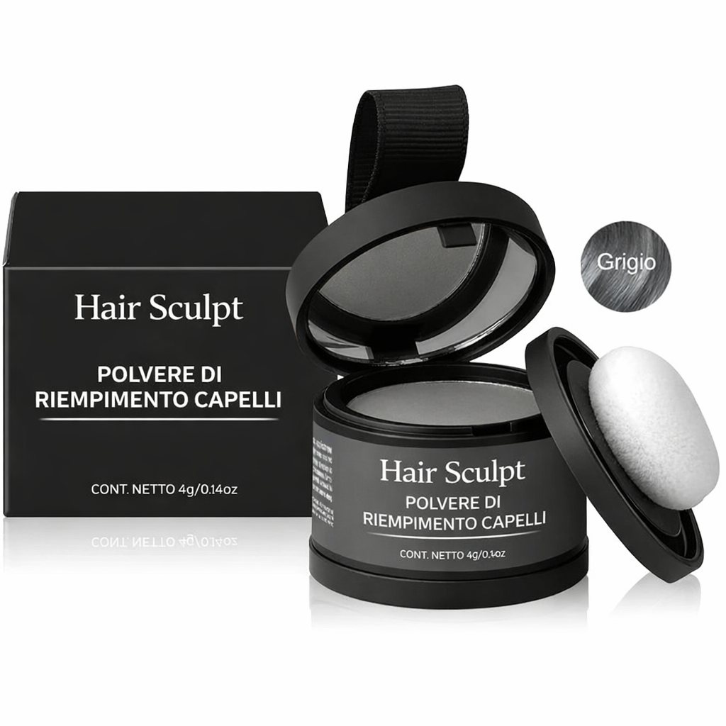 Hair Sculpt™ – Polvere Capelli 13 Colori, Copertura Istantanea Radici e Linea dei Capelli, Impermeabile Hair Sculpt care